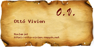 Ottó Vivien névjegykártya